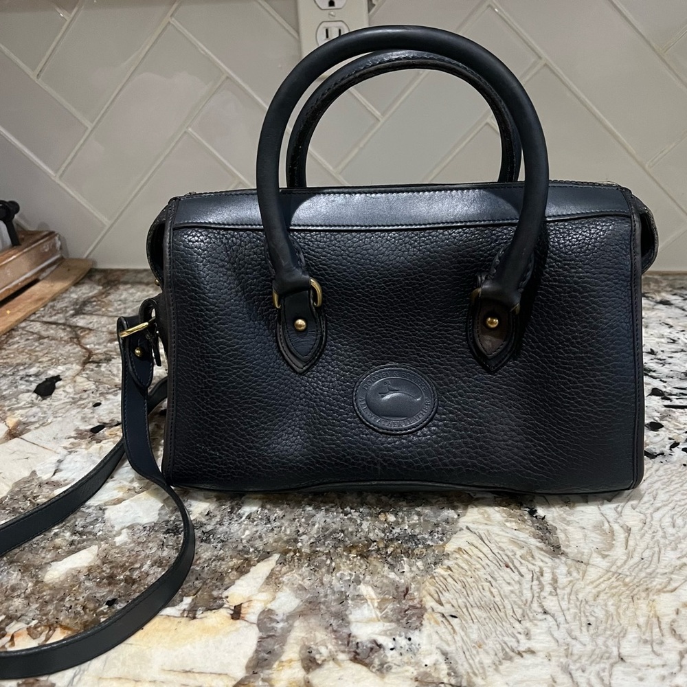 Dooney & Bourke Vintage Black Leather Purse